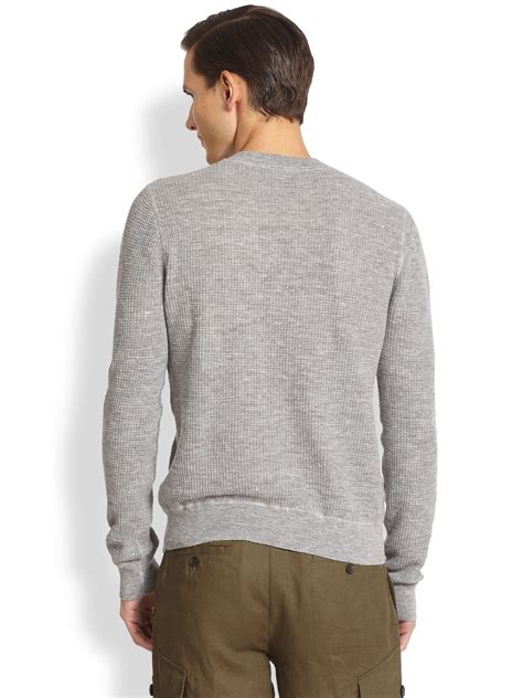 michael kors grey crewneck sweatshirt